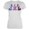 Galaxy Yoga Om Meditation White Juniors Soft T-Shirt sold by Old Glory