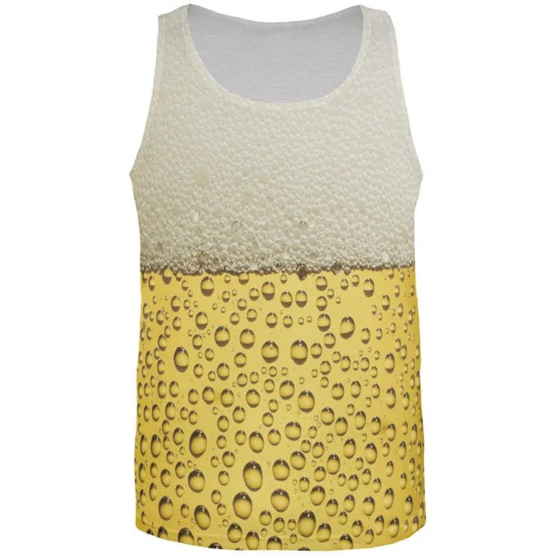 Beer Foam All Over Adult Tank Top sold by Old Glory