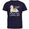 I Just Really Like Llamas Ok Cute Mens T Shirt sold by Old Glory