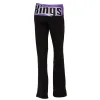 Sacramento Kings - Flip Down Waistband Logo Juniors Yoga Pants sold by Old Glory