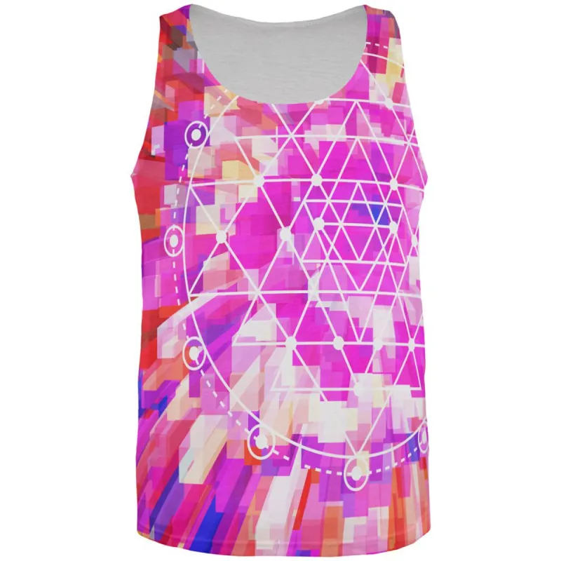 Sri Yantra Sacred Geometry All Over Mens Tank Top sold by Old Glory