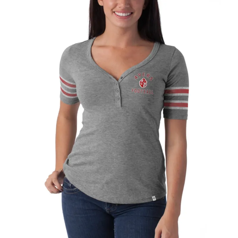 San Francisco 49ers - Playoff Premium Juniors Henley sold by Old Glory