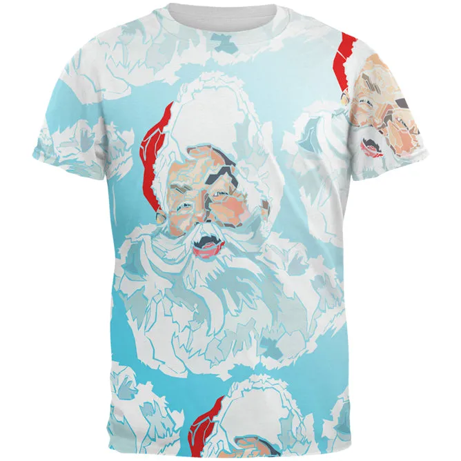 Christmas Classic Jolly Saint Nick Santa Claus All Over Mens T Shirt sold by Old Glory