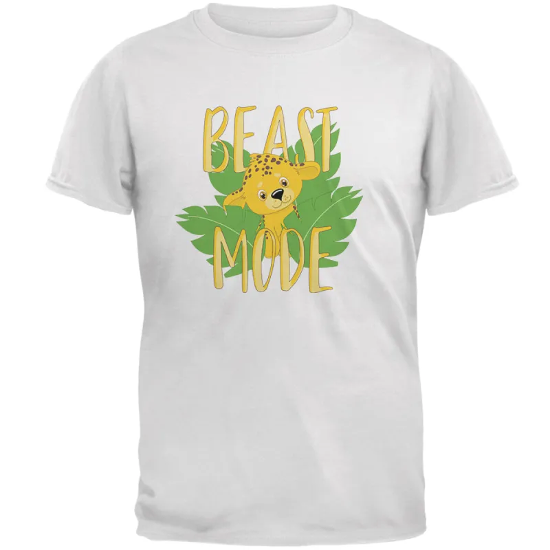 Beast Mode Cute Cheetah Cub Mens T Shirt sold by Old Glory
