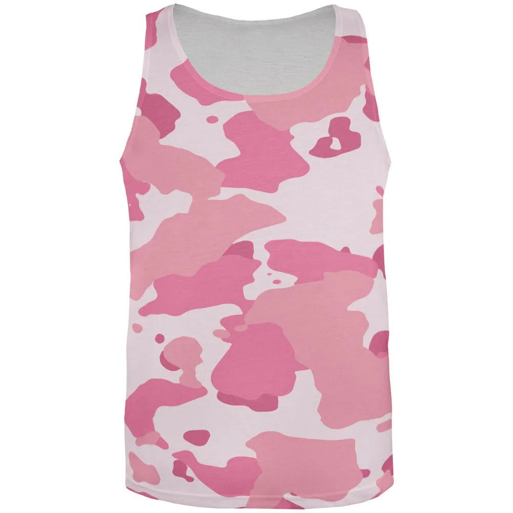 Pink Camo All Over Adult Tank Top sold by Old Glory