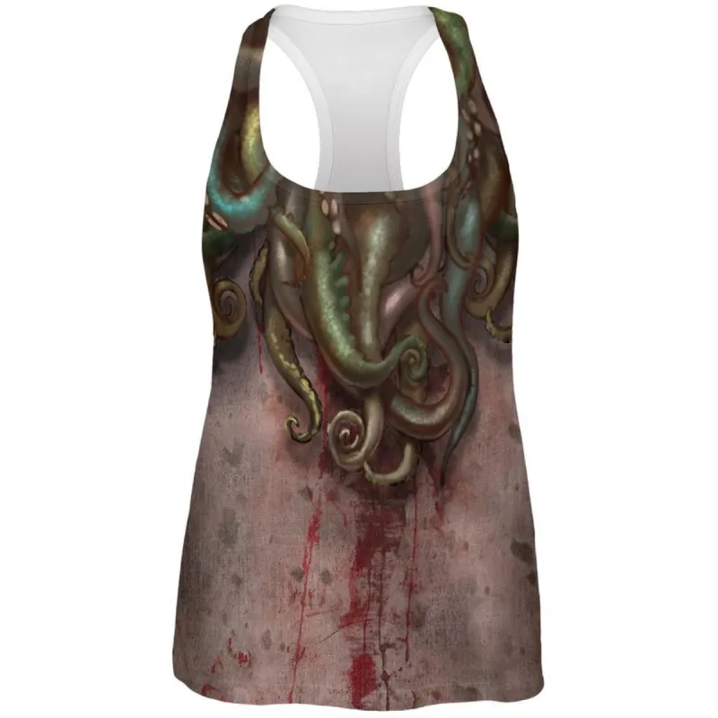 Cthulhu Greater God Tentacles All Over Womens Work Out Tank Top sold by Old Glory