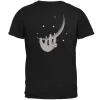 Sloth Hanging from the Moon Crescent Mens Soft T Shirt sold by Old Glory
