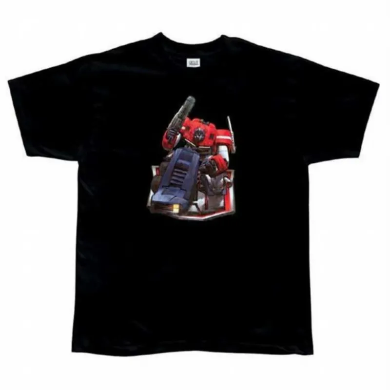 Transformers - Optimus Prime Black T-Shirt sold by Old Glory