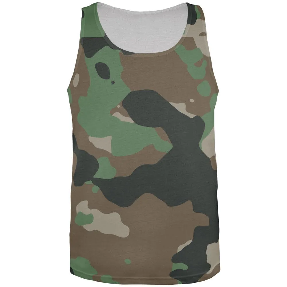 Jungle Camo All Over Adult Tank Top sold by Old Glory