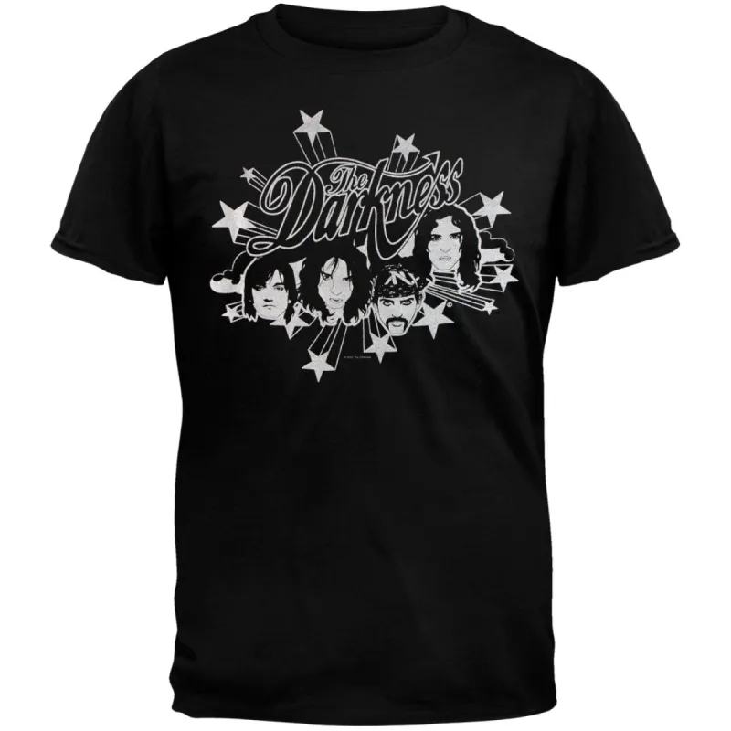 The Darkness - Shooting Star Face Adult T-Shirt sold by Old Glory