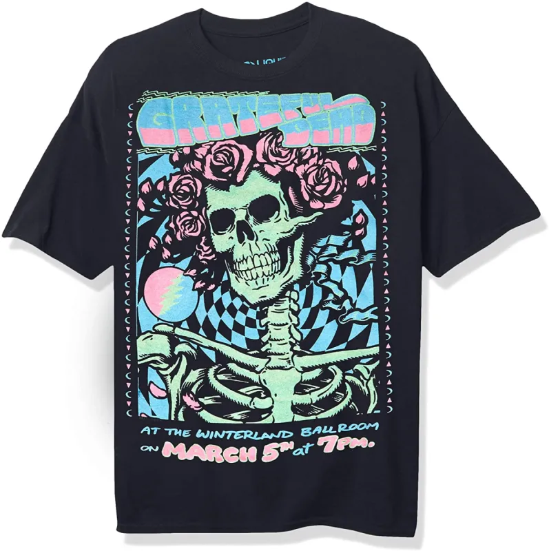 Grateful Dead Bertha Blacklight Mens T Shirt sold by Old Glory