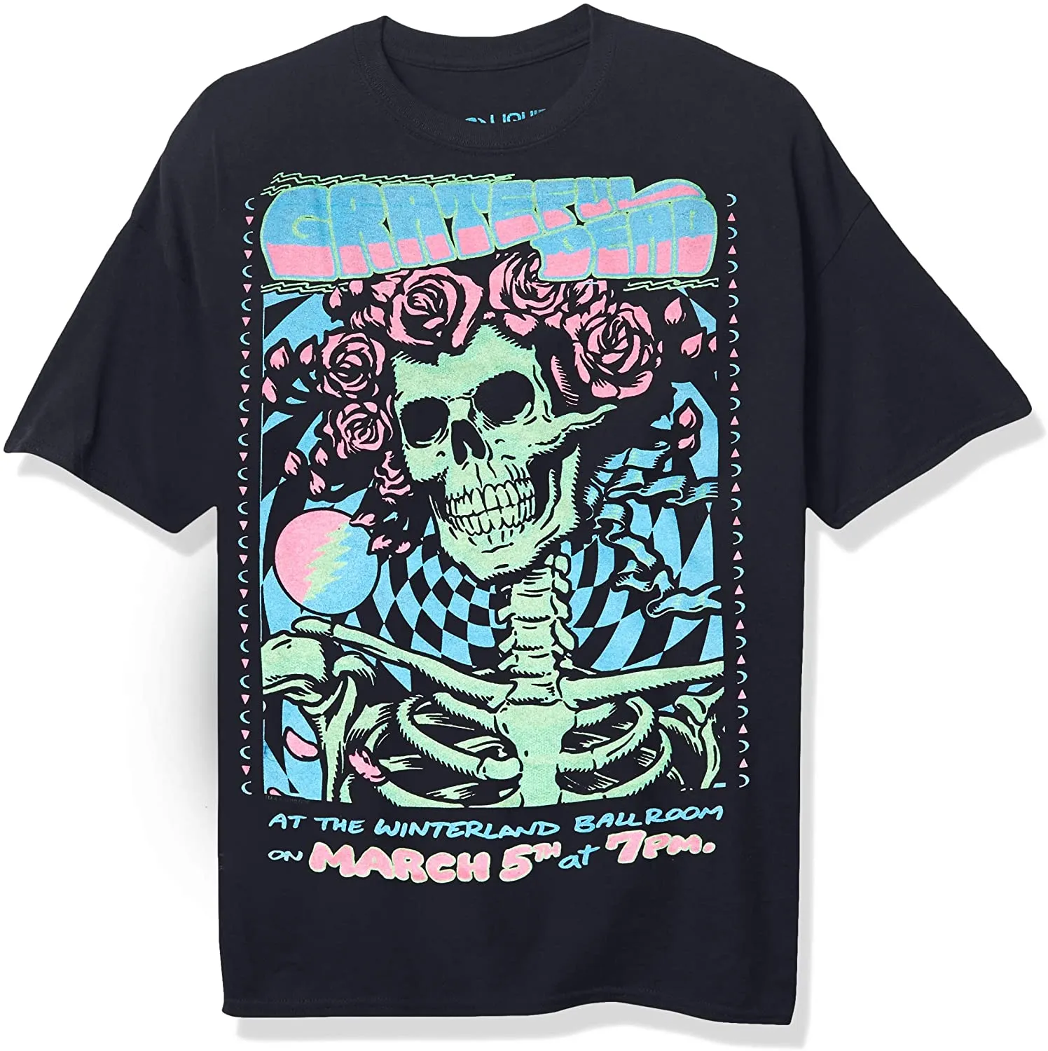 Grateful Dead Bertha Blacklight Mens T Shirt sold by Old Glory