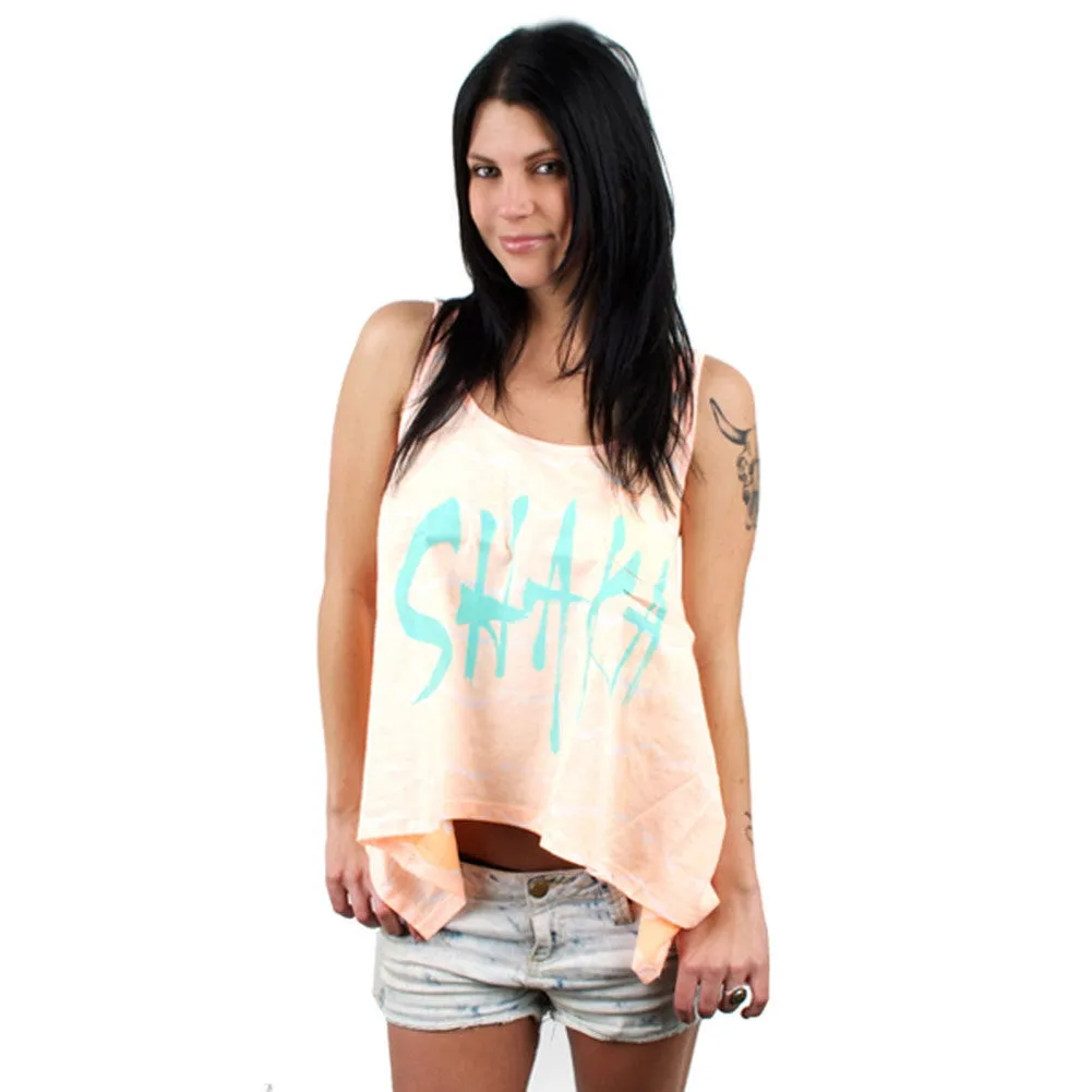 Billabong - Wide Open Just Peachy Juniors Tank Top sold by Old Glory