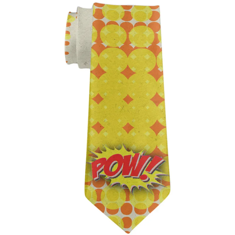 POW Comic Book Super Hero All Over Neck Tie sold by Old Glory