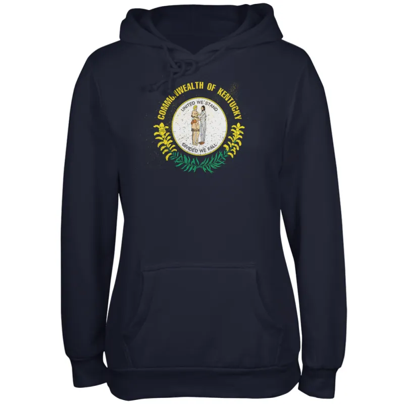 Born and Raised Kentucky State Flag Juniors Soft Hoodie sold by Old Glory