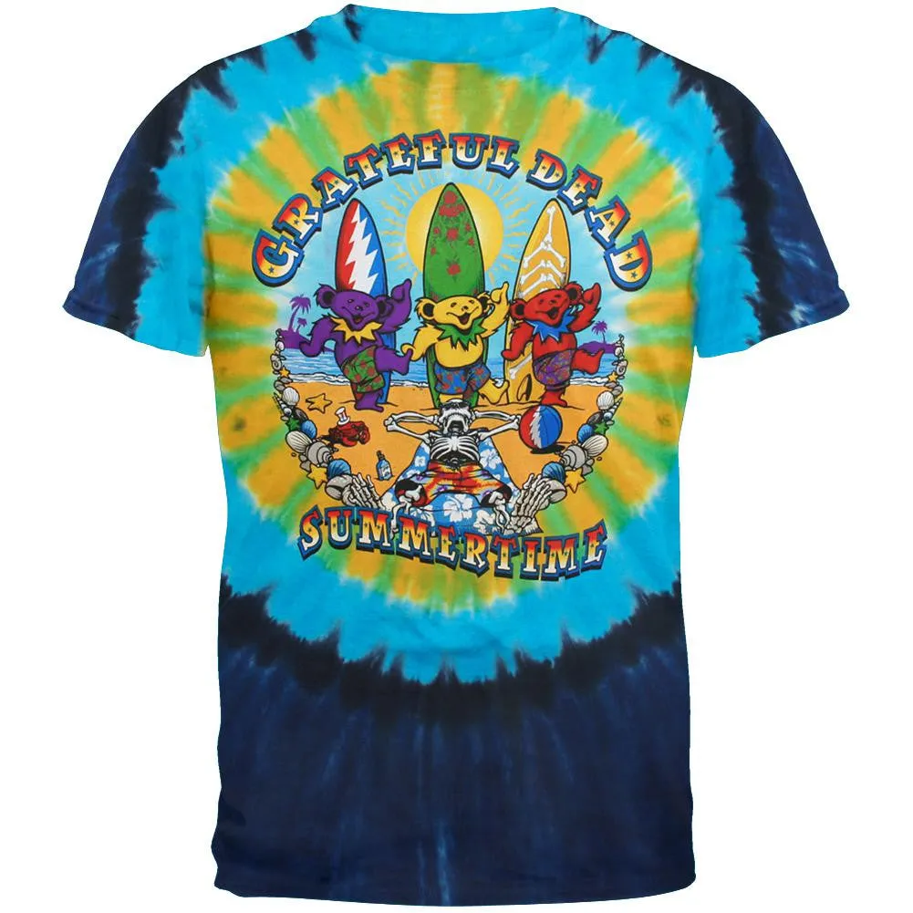 Grateful Dead - Beach Bear Bingo Tie Dye T-Shirt sold by Old Glory