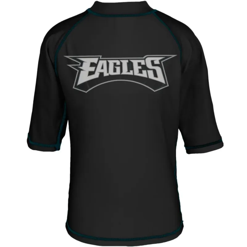 Philadelphia Eagles - Logo Rash Guard Juvy T-Shirt sold by Old Glory