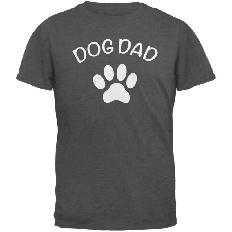Father's Day Dog Dad Dark Heather Adult T-Shirt sold by Old Glory