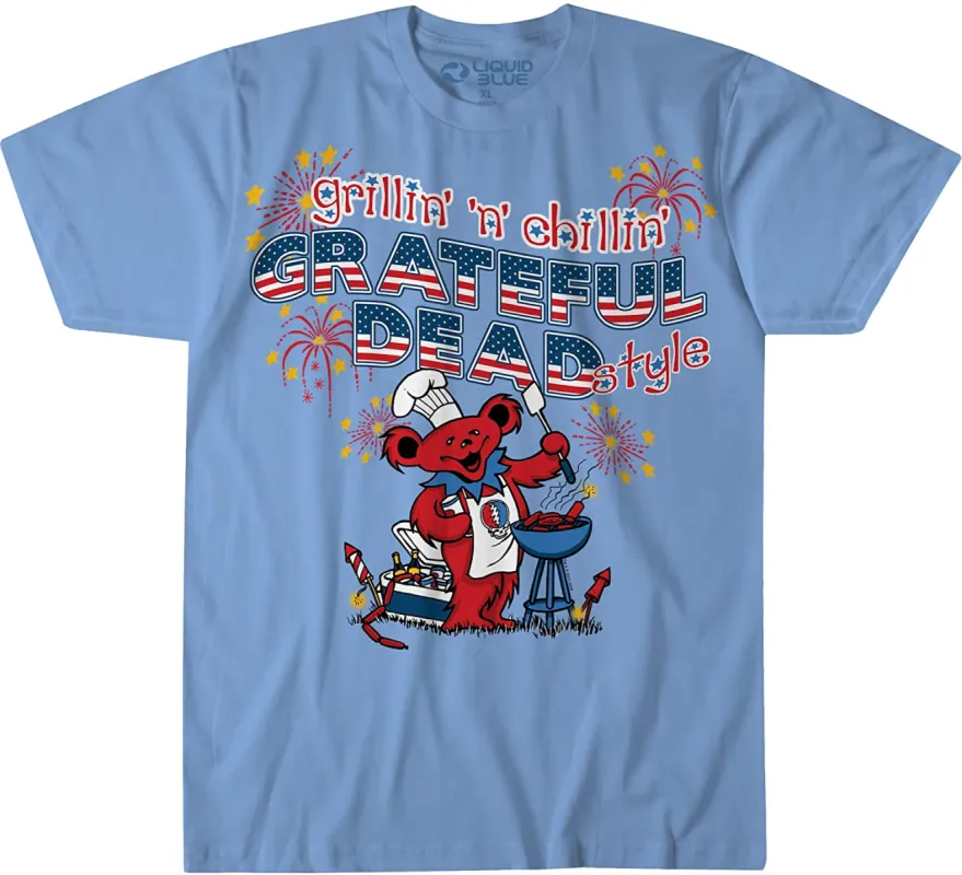 Grateful Dead - Grillin N Chillin Mens T Shirt sold by Old Glory
