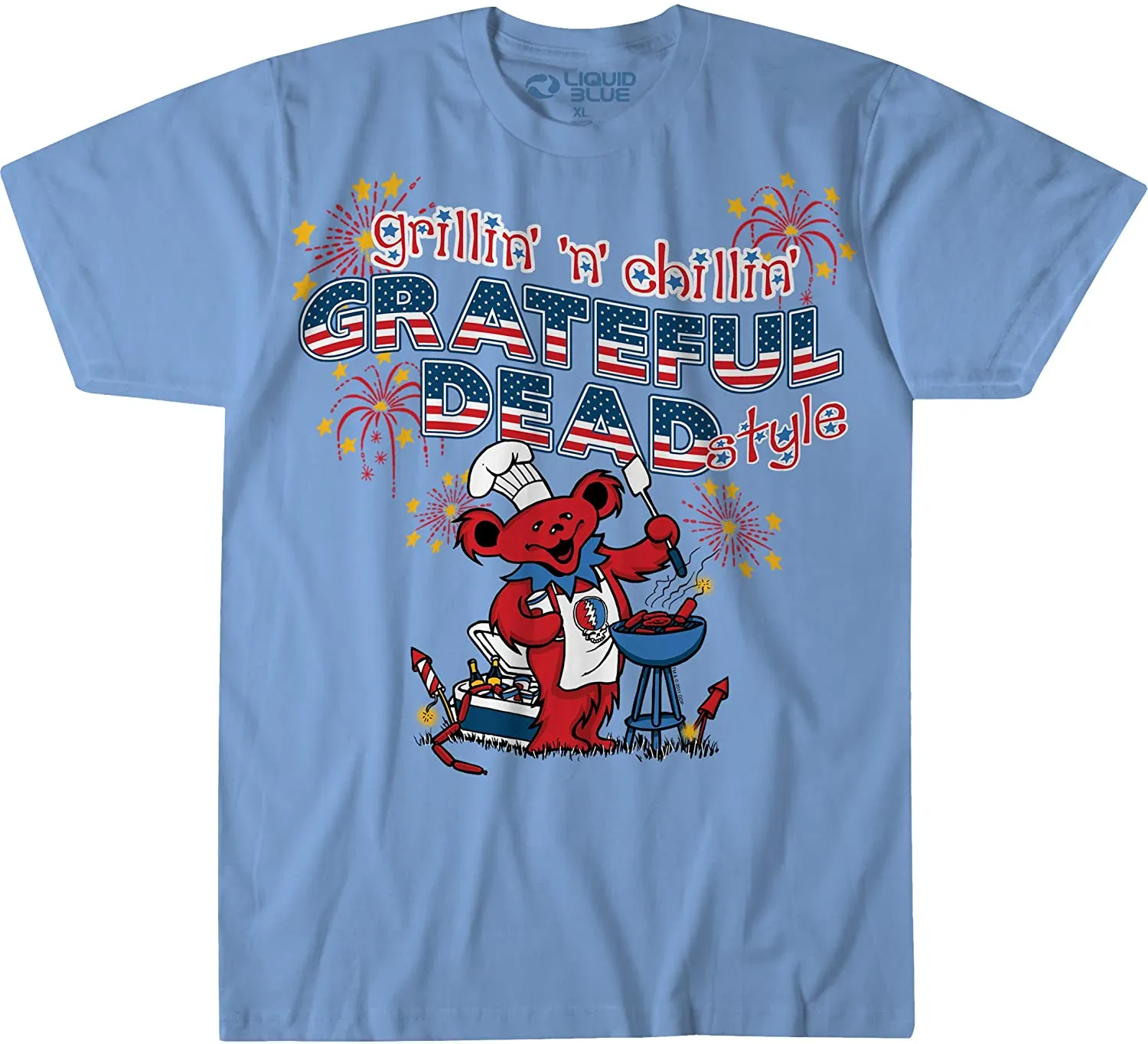 Grateful Dead - Grillin N Chillin Mens T Shirt sold by Old Glory