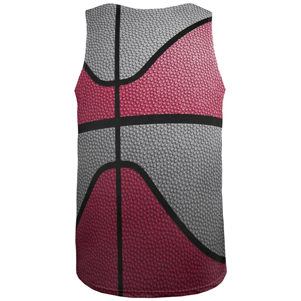 Championship Basketball Red and Silver All Over Mens Tank Top sold by Old Glory product image thumbnail 2