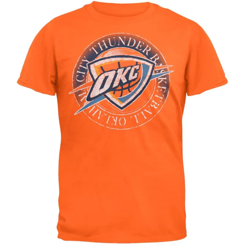 Oklahoma City Thunder - Basketball Logo Soft T-Shirt sold by Old Glory
