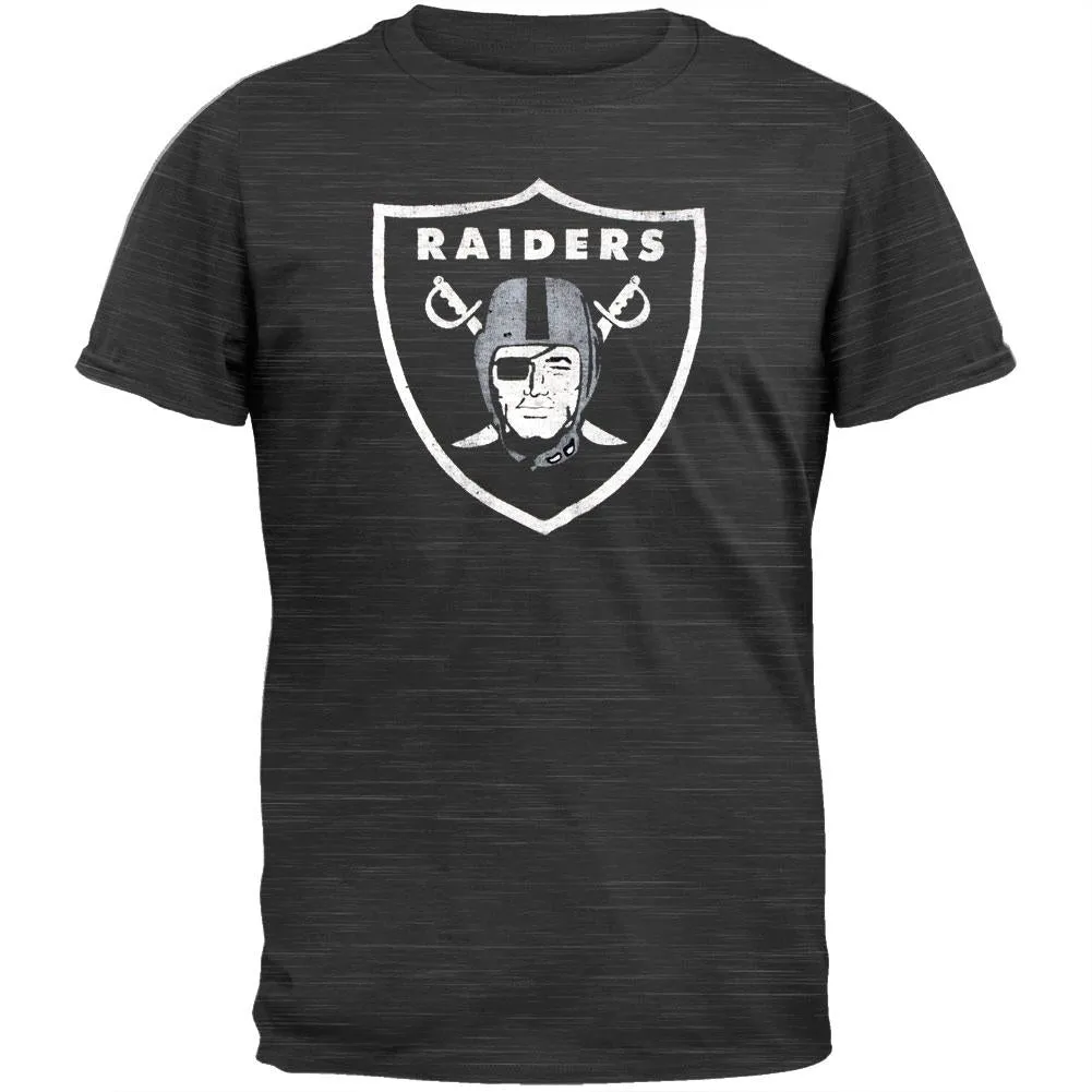 Oakland Raiders - Logo Scrum Premium T-Shirt sold by Old Glory
