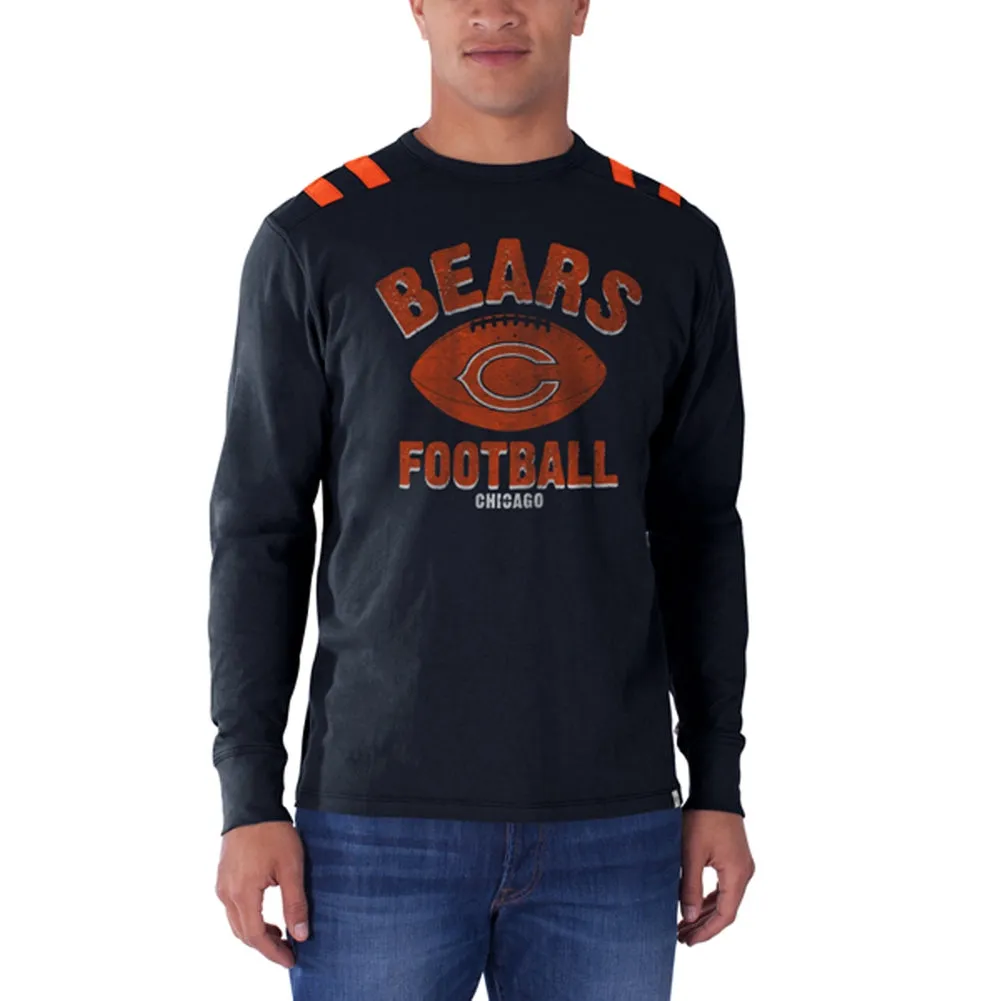 Chicago Bears - Football Logo Bruiser Premium Long Sleeve T-Shirt sold by Old Glory