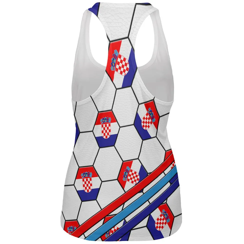 World Cup Croatia Soccer Ball All Over Womens Work Out Tank Top sold by Old Glory product image thumbnail 2