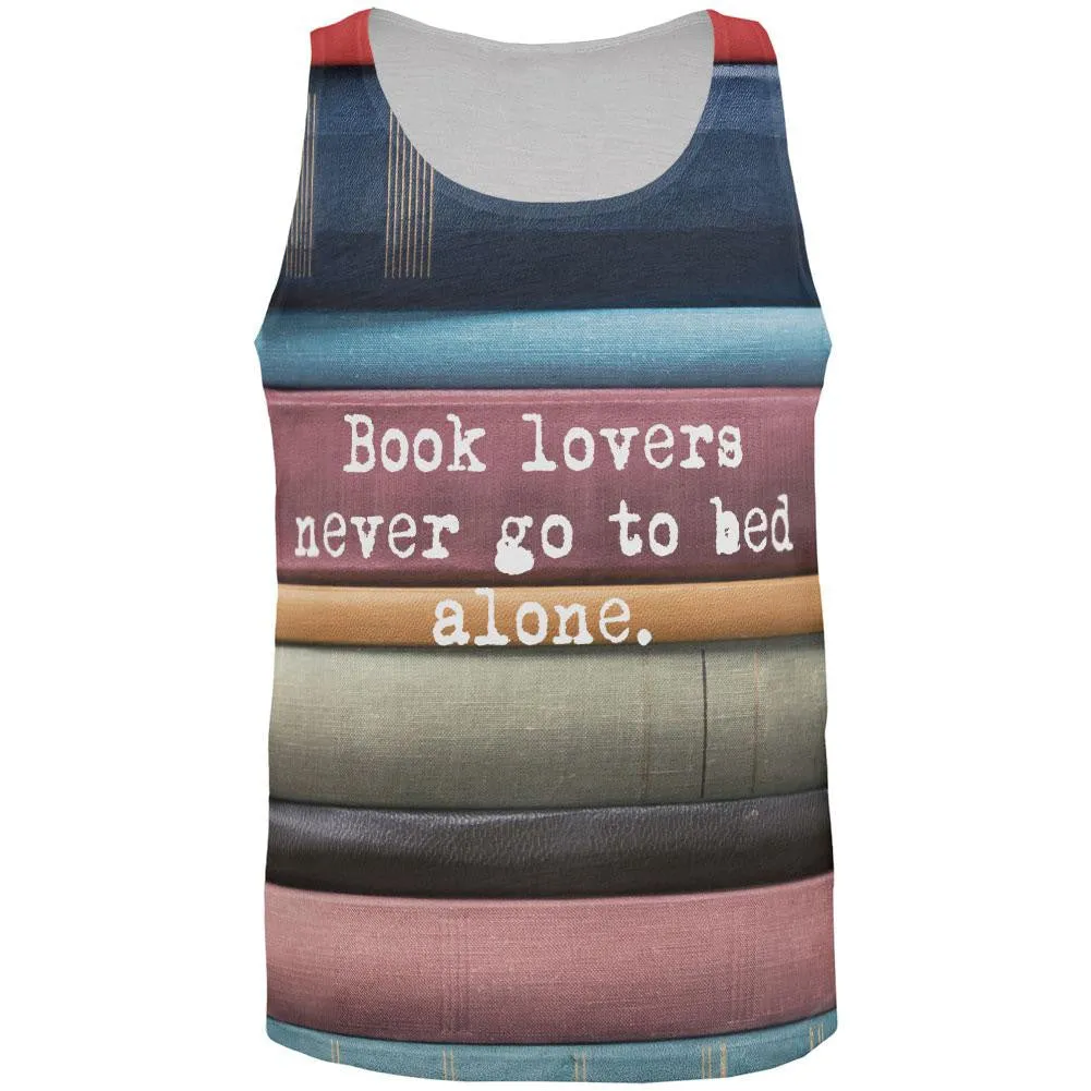 Book Lovers All Over Adult Tank Top sold by Old Glory