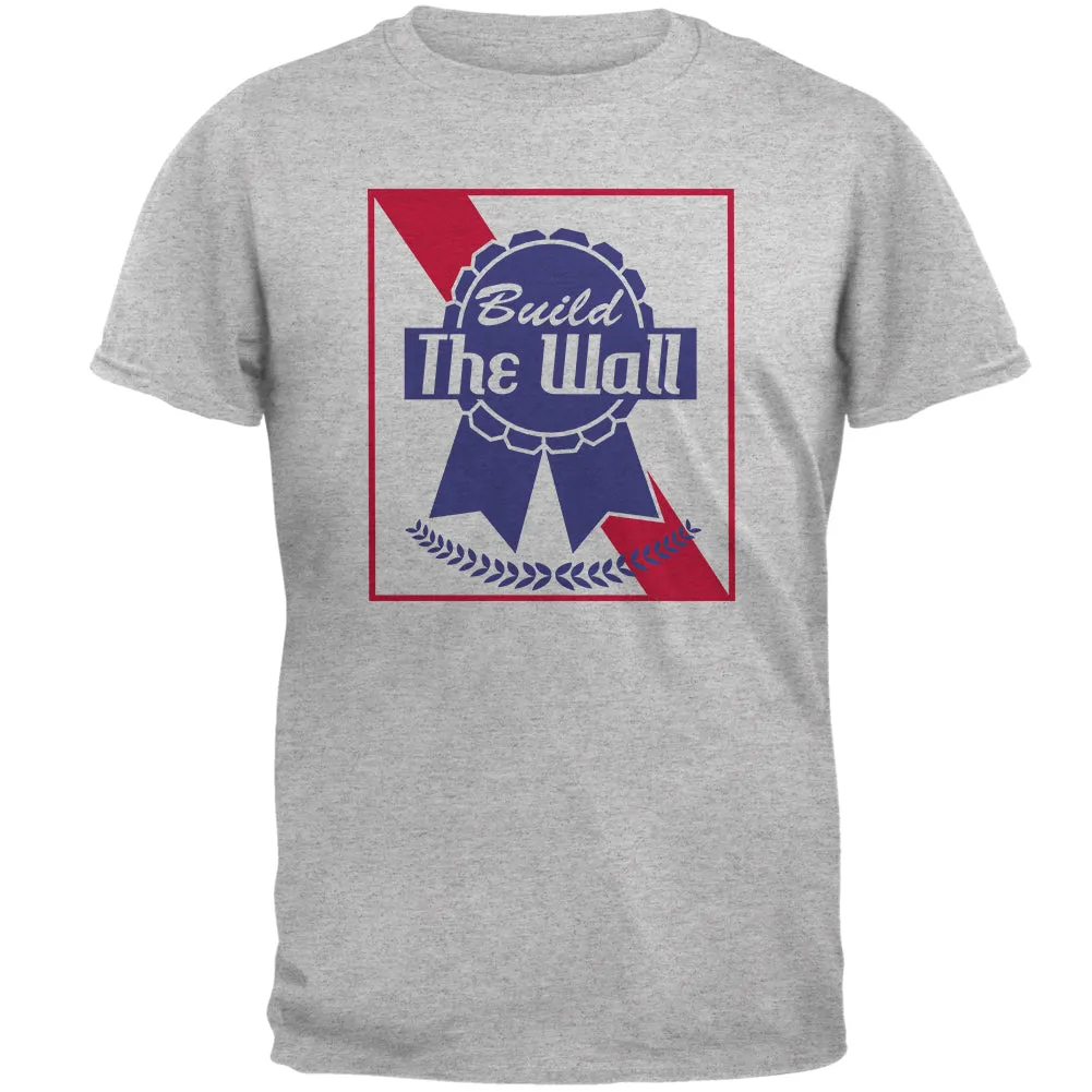 President Donald Trump Build the Wall Mens T Shirt sold by Old Glory