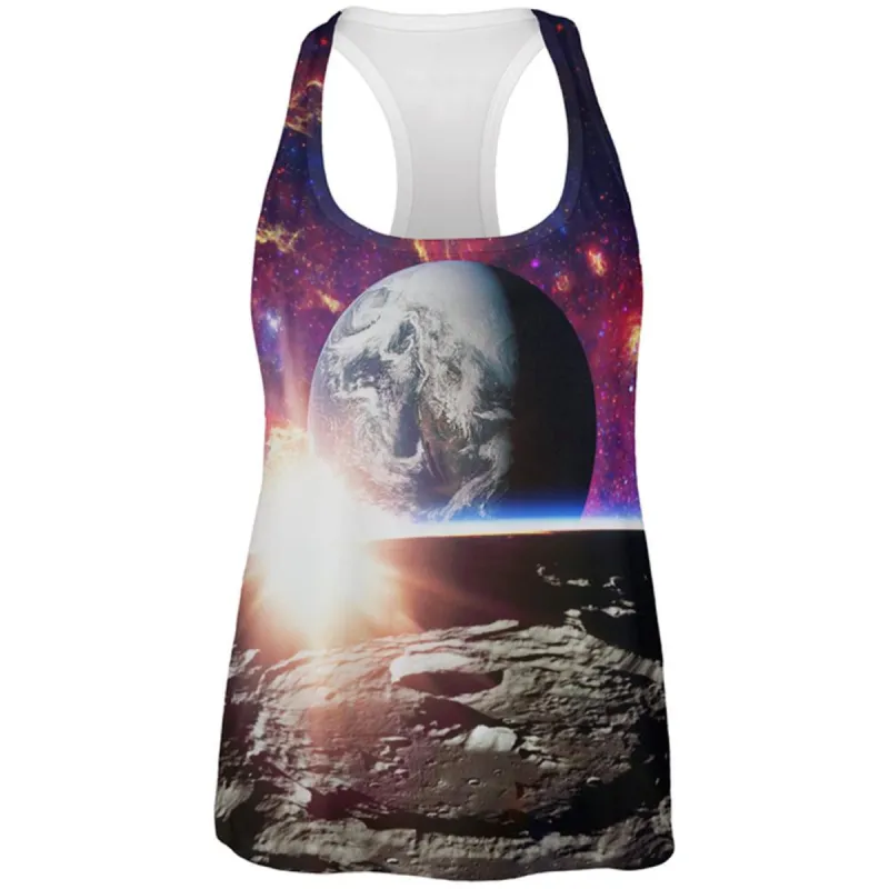 Explore The Infinity Of Space All Over Womens Work Out Tank Top sold by Old Glory