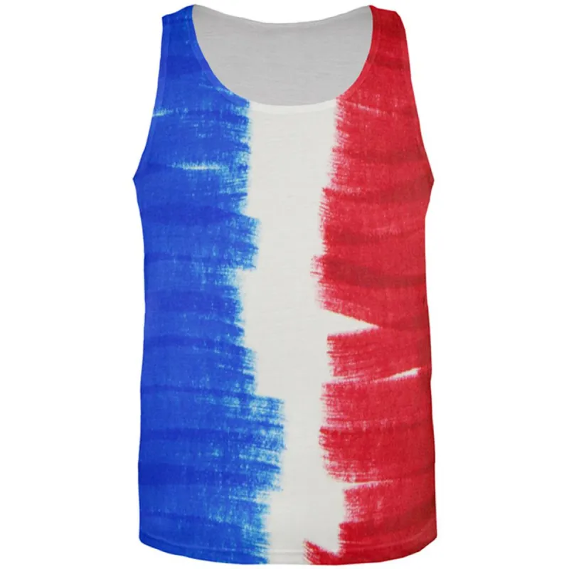 Color Me French All Over Mens Tank Top sold by Old Glory