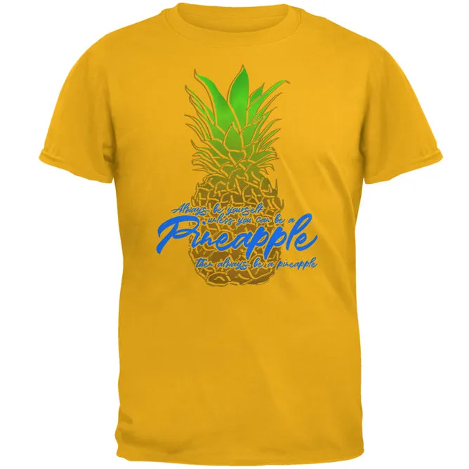 Always Be Yourself Pineapple Mens T Shirt sold by Old Glory product image thumbnail 2