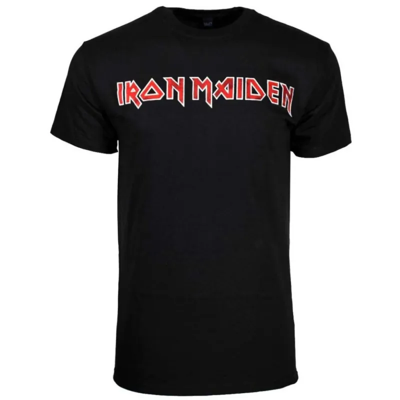 Iron Maiden - Distressed Logo Mens T Shirt sold by Old Glory