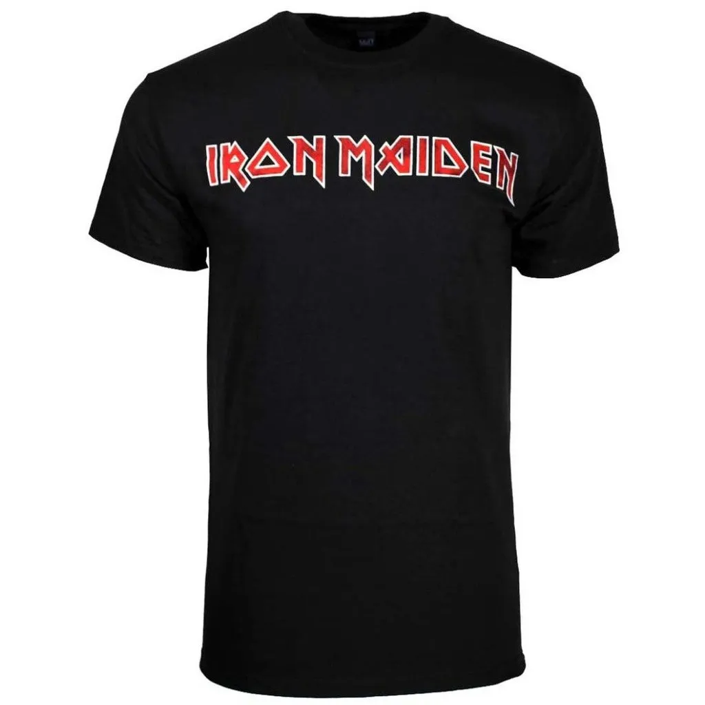 Iron Maiden - Distressed Logo Mens T Shirt sold by Old Glory