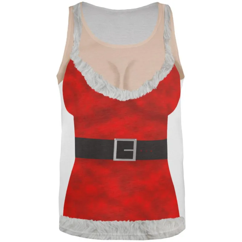 Christmas Sexy Mrs. Claus All Over Adult Tank Top sold by Old Glory