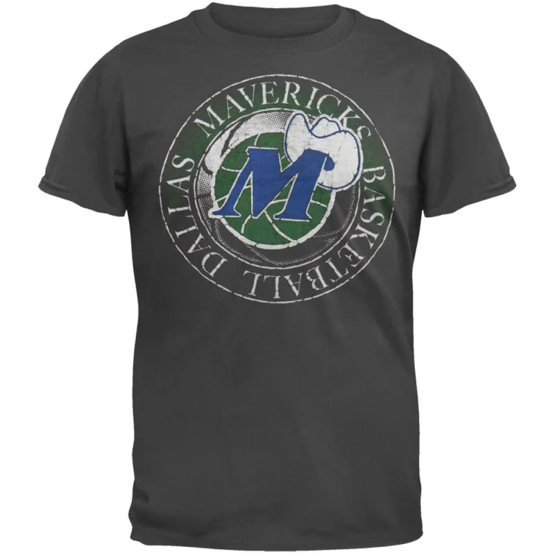 Dallas Mavericks - Basketball Logo Soft T-Shirt sold by Old Glory