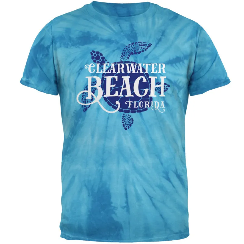 Summer Sun Sea Turtle Clearwater Beach Mens T Shirt sold by Old Glory