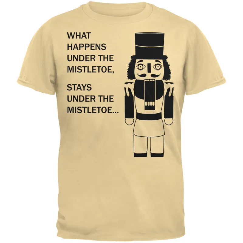 What Happens Here Nutcracker Yellow Haze Adult T-Shirt sold by Old Glory