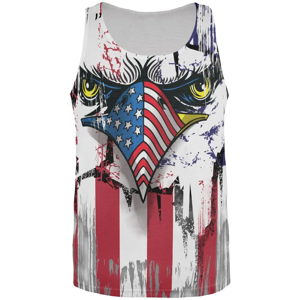 Patriot Eagle All Over Adult Tank Top sold by Old Glory