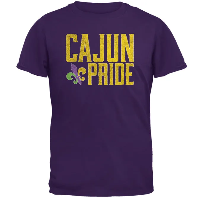 Mardi Gras Cajun Pride Fleur De Lis Mens T Shirt sold by Old Glory product image thumbnail 3