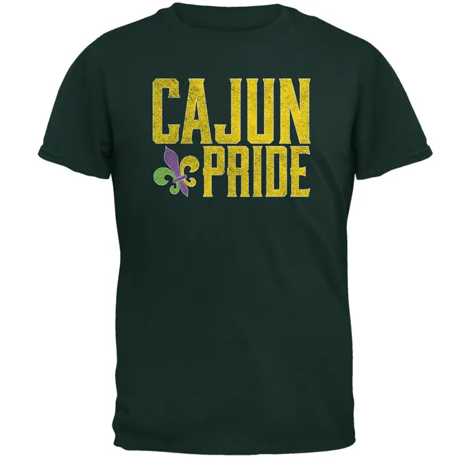 Mardi Gras Cajun Pride Fleur De Lis Mens T Shirt sold by Old Glory