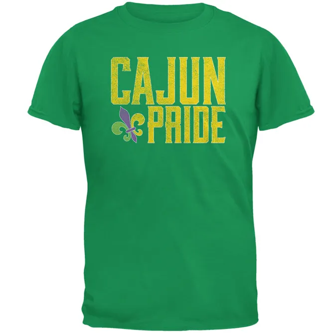 Mardi Gras Cajun Pride Fleur De Lis Mens T Shirt sold by Old Glory product image thumbnail 2