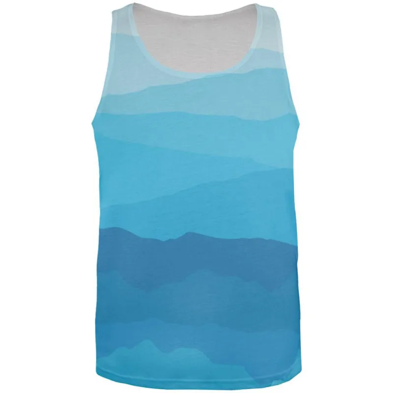 Mountain Range Vista All Over Adult Tank Top sold by Old Glory