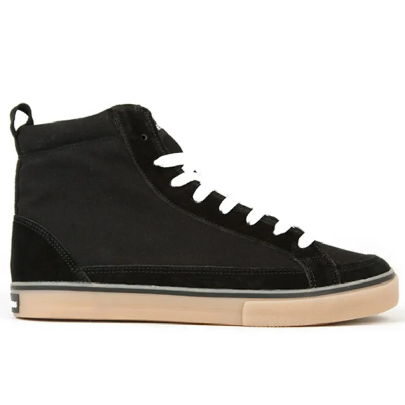 The Hundreds - Wayne High Top Black Suede & Canvas Sneakers sold by Old Glory