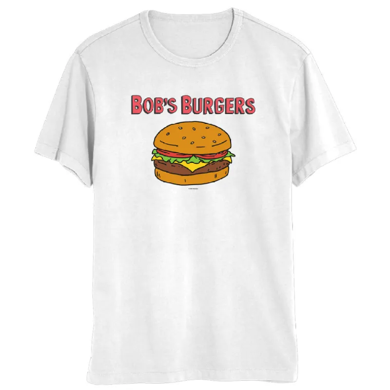 Bob's Burgers - Large Burger Mens T Shirt sold by Old Glory