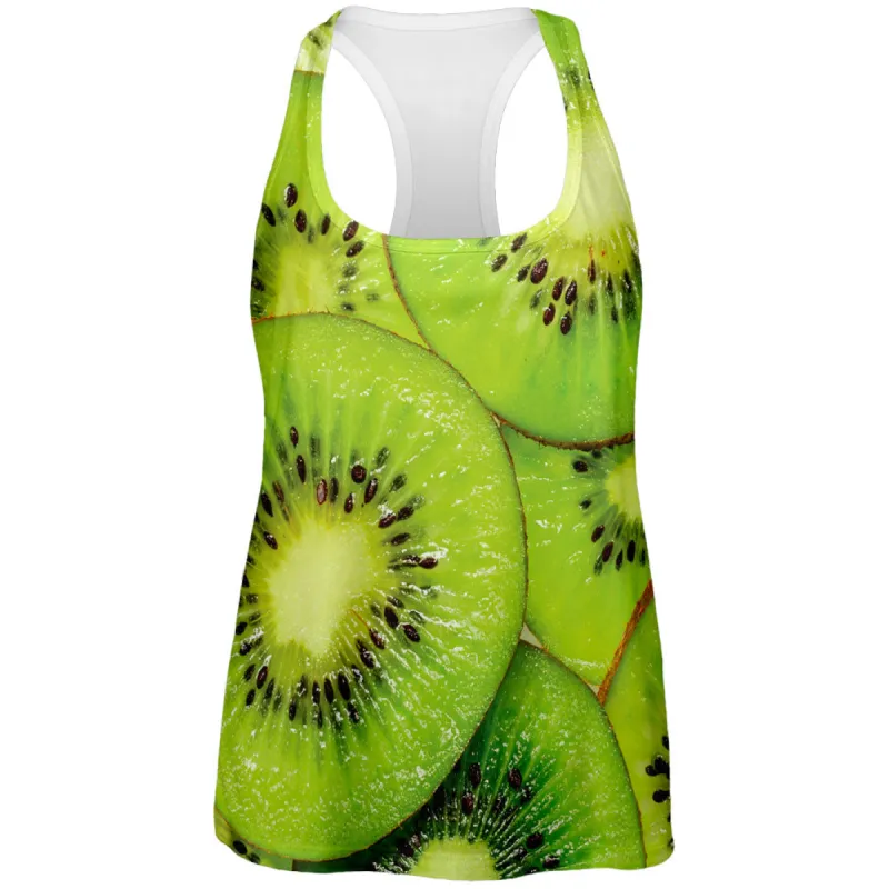 Kiwi fruit All Over Womens Work Out Tank Top sold by Old Glory