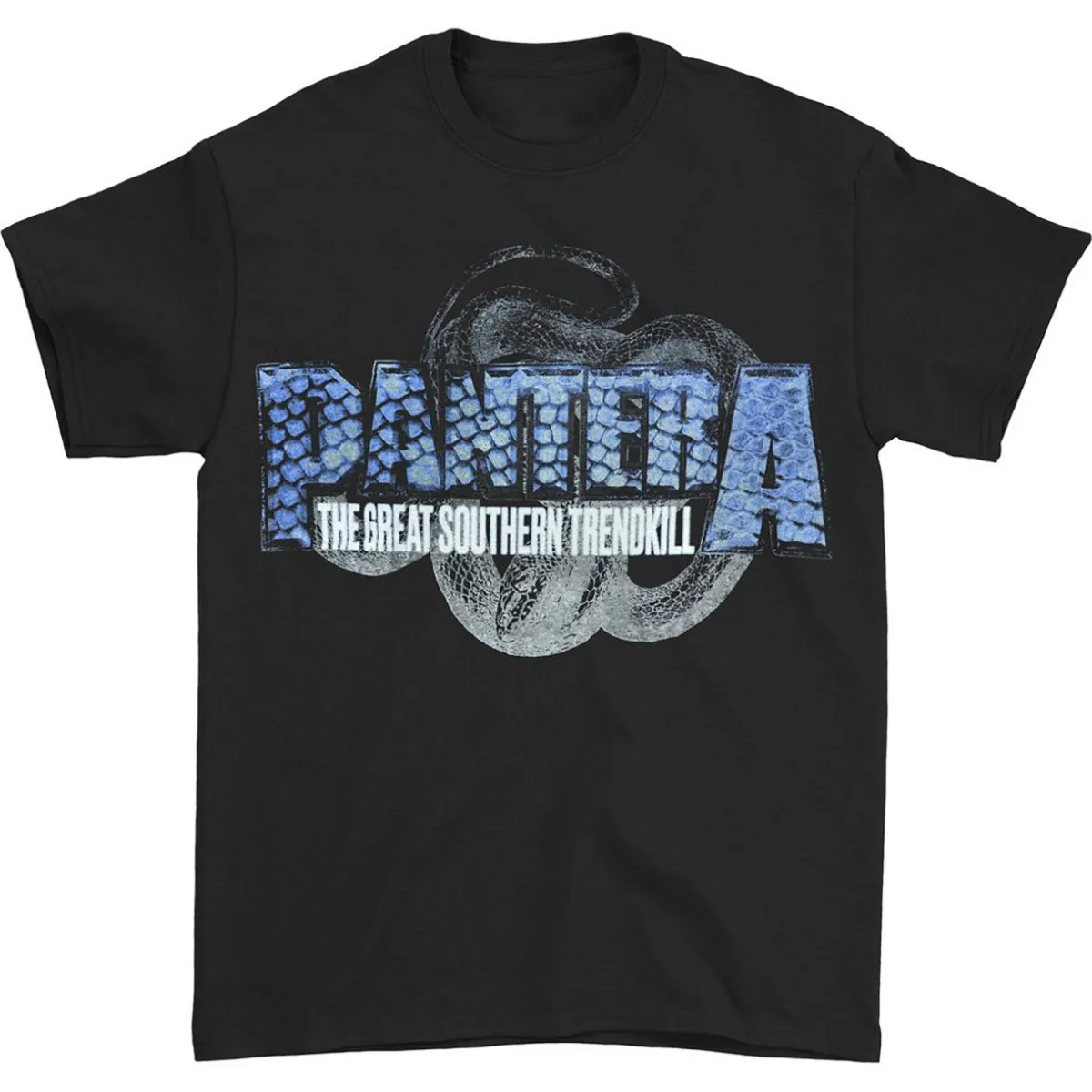 Pantera - Blue Snakeskin Mens T Shirt sold by Old Glory