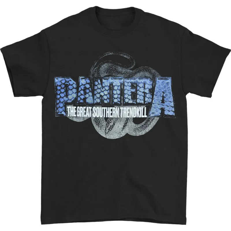 Pantera - Blue Snakeskin Mens T Shirt sold by Old Glory